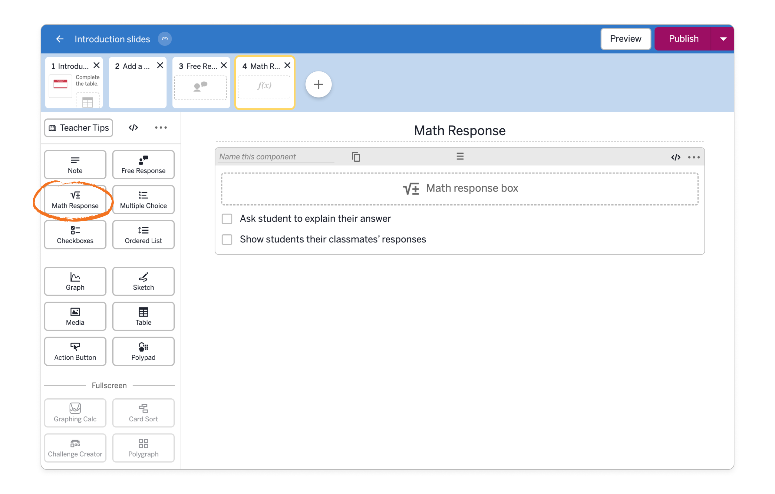Activity Builder: Customizing lessons