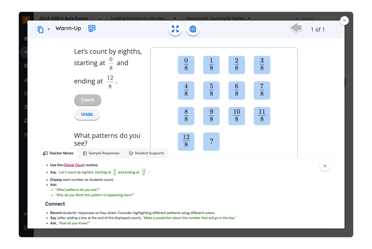 Math Number Sense Warm-Ups