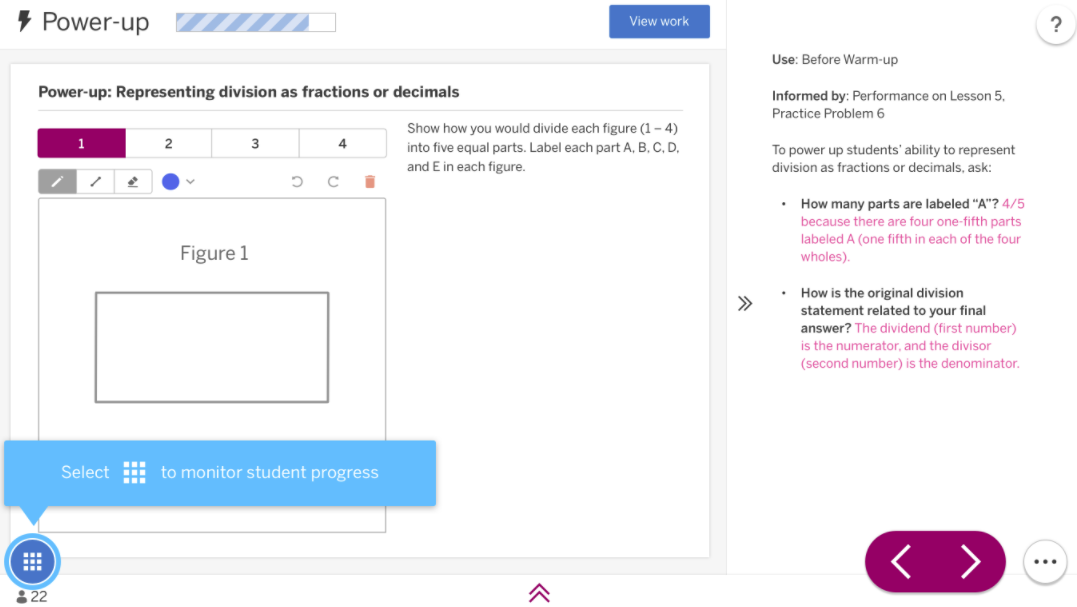 Amplify Math: How to “Power-up” a lesson