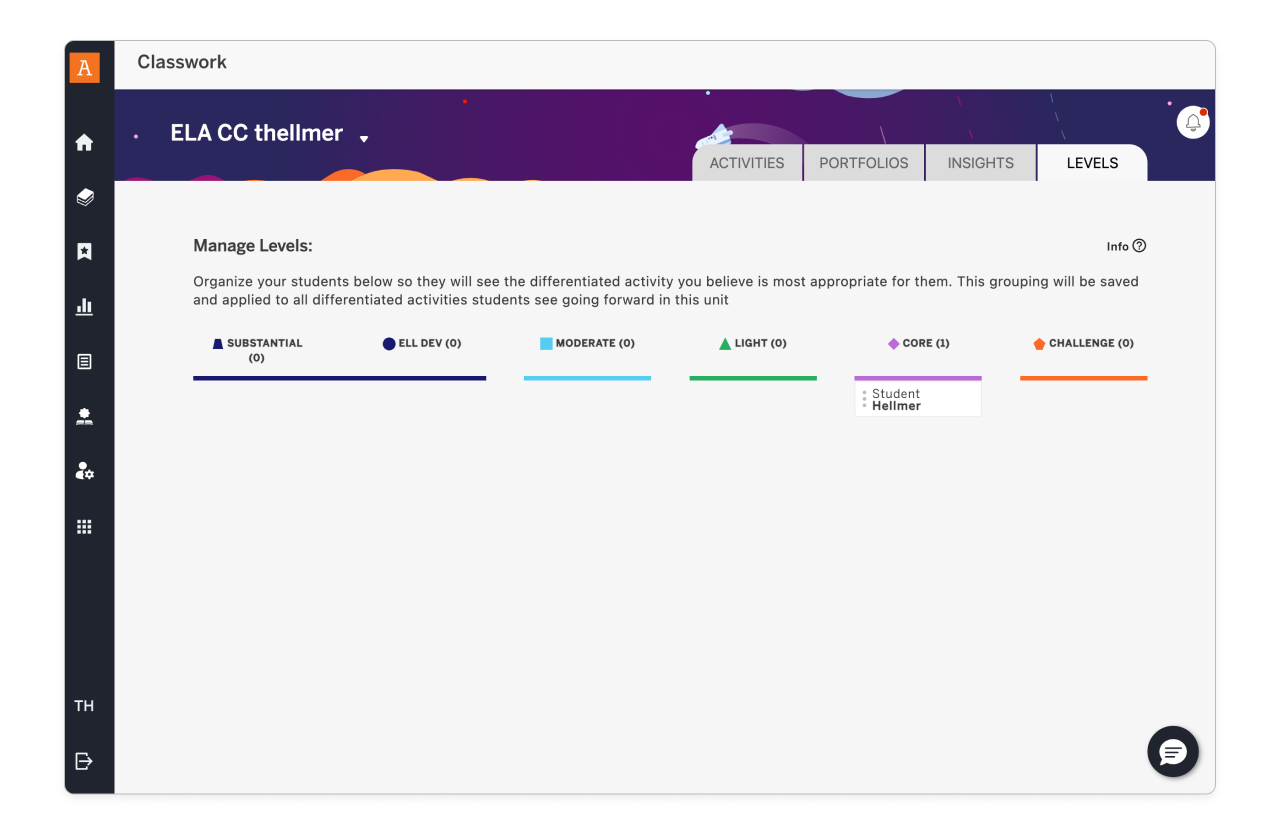 Amplify Ela Differentiation