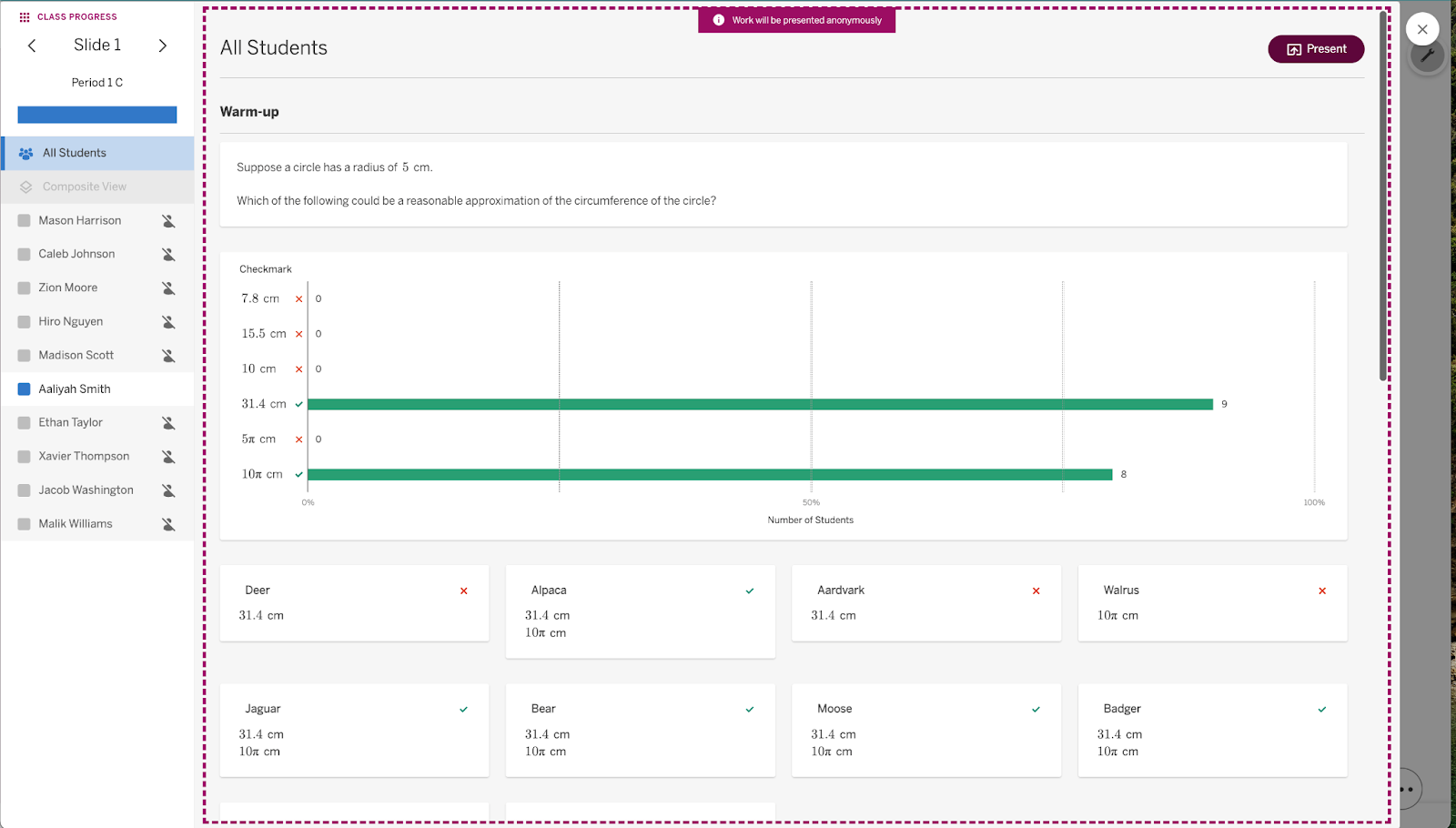 Amplify Math App Amplify Math: How to use class monitoring