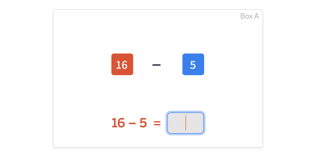 Visualizing Subtraction Addition and Subtraction by Heart II