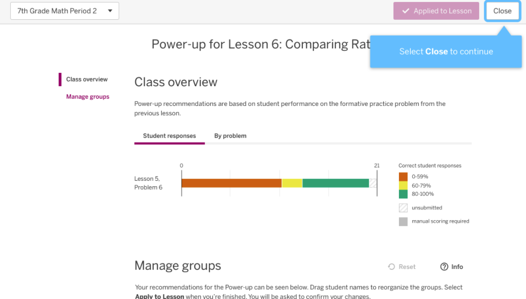 Amplify Math: How to “Power-up” a lesson