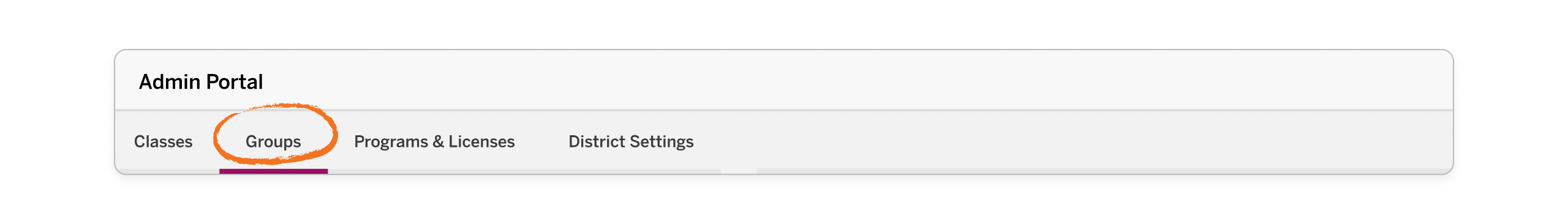 Manage Classes: Groups