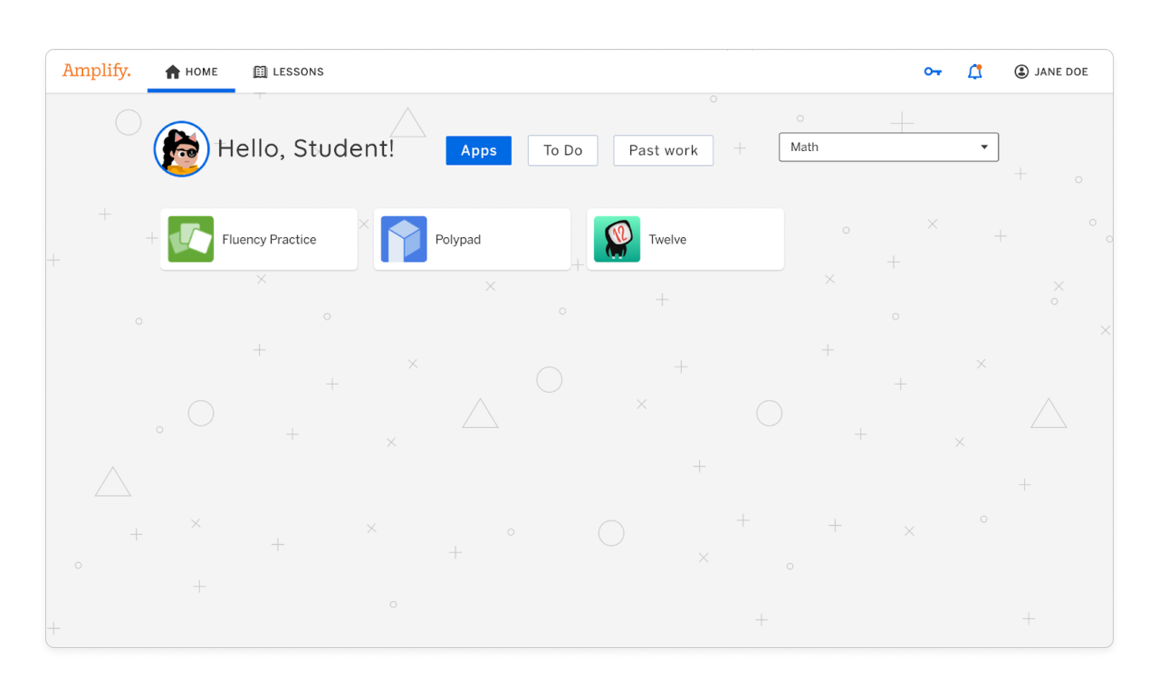 Amplify Math App Amplify Desmos Math: Getting started with Math Adventures