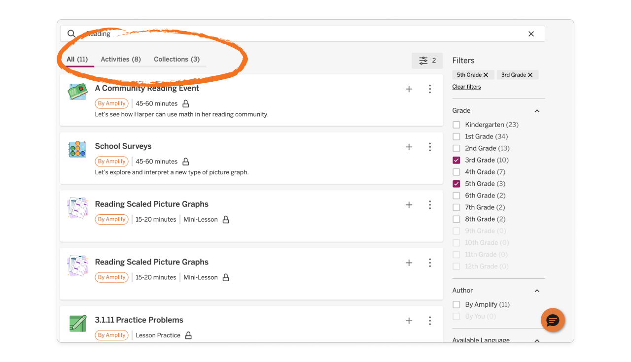 Amplify CKLA 3rd Edition: Search and browse