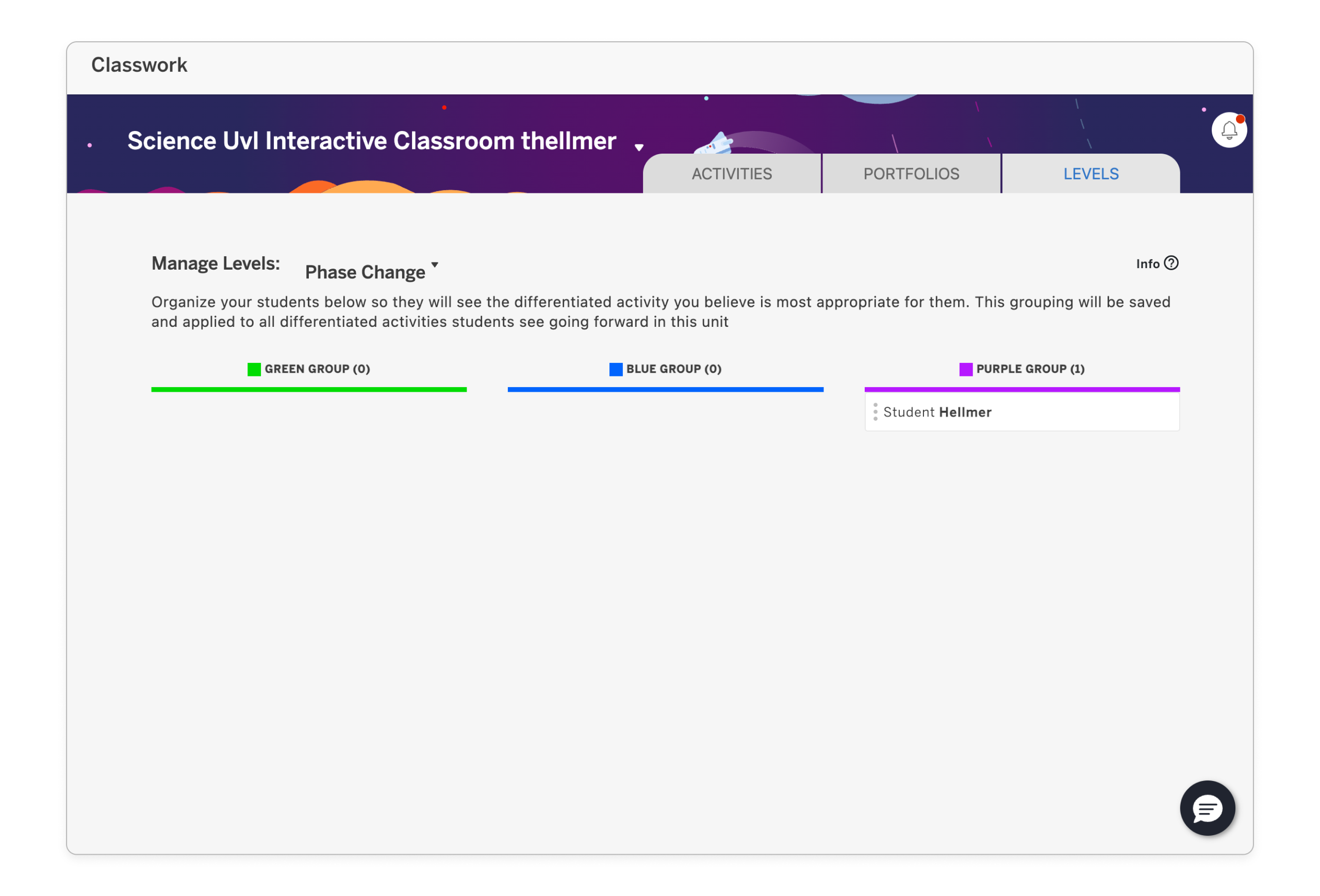 Classwork: Accessing and reviewing student work